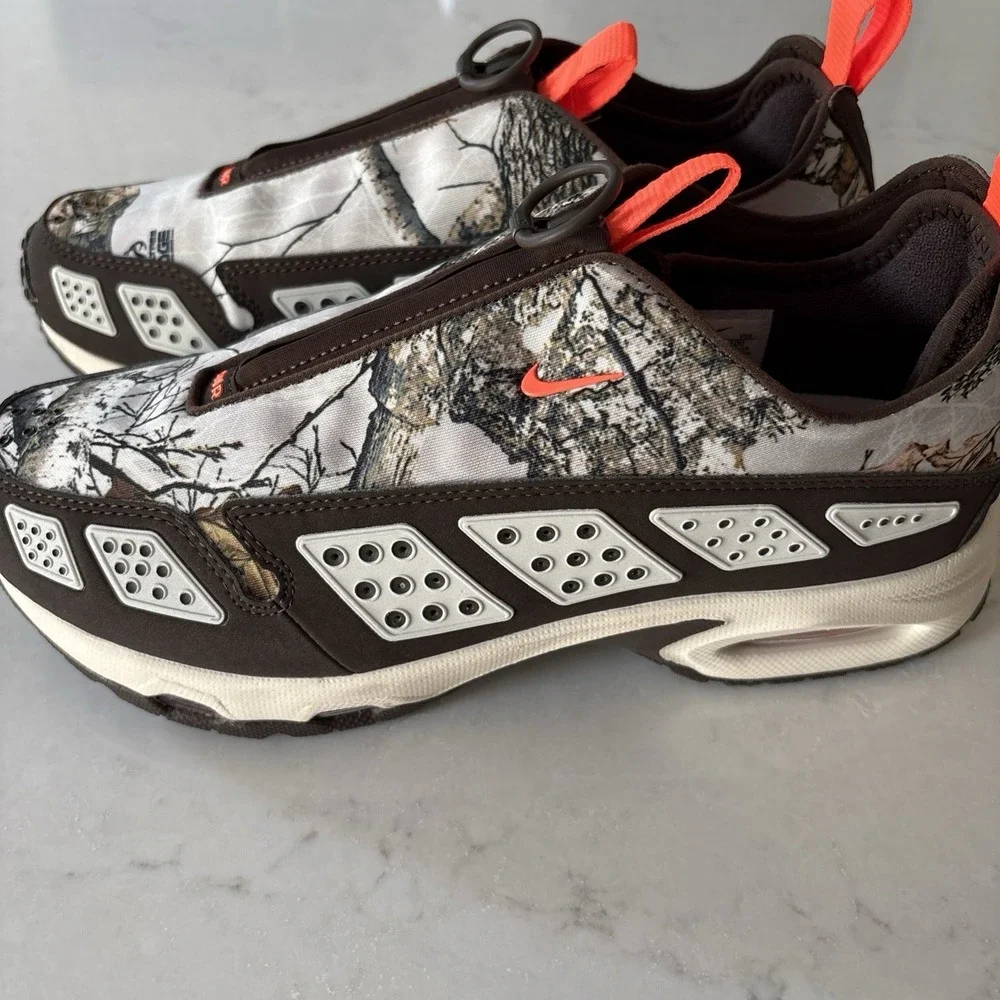 Nike Air Max SNDR x RealTree Light Orewood IB2476-100 Women's 8.5 New Zip Lace